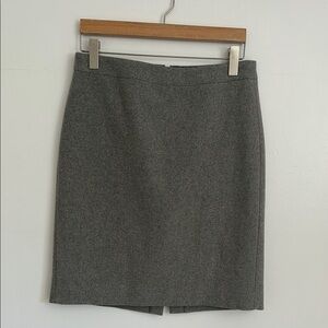 J. Crew Pencil Classic Gray Women's Skirt